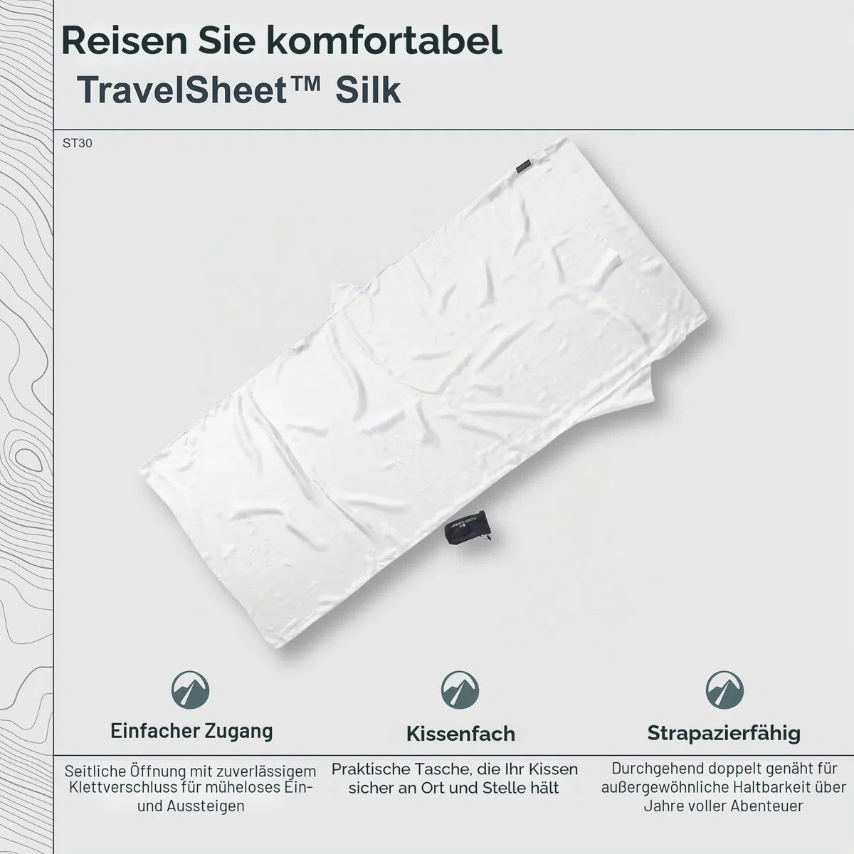 Cocoon Hüttenschlafsack aus Seide