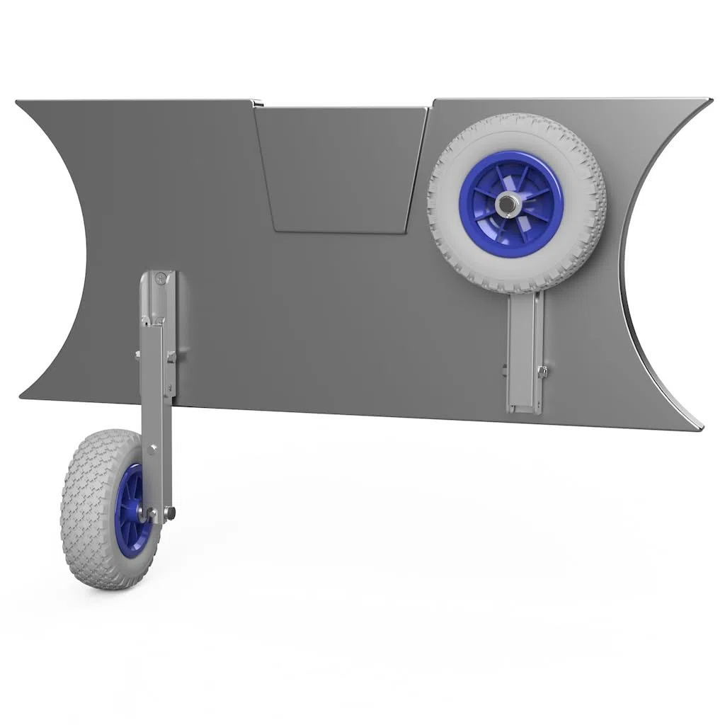 SUPROD Slipräder Heckräder Schlauchbooträder klappbar EIN-Hand Bedienung Edelstahl V4A HD200