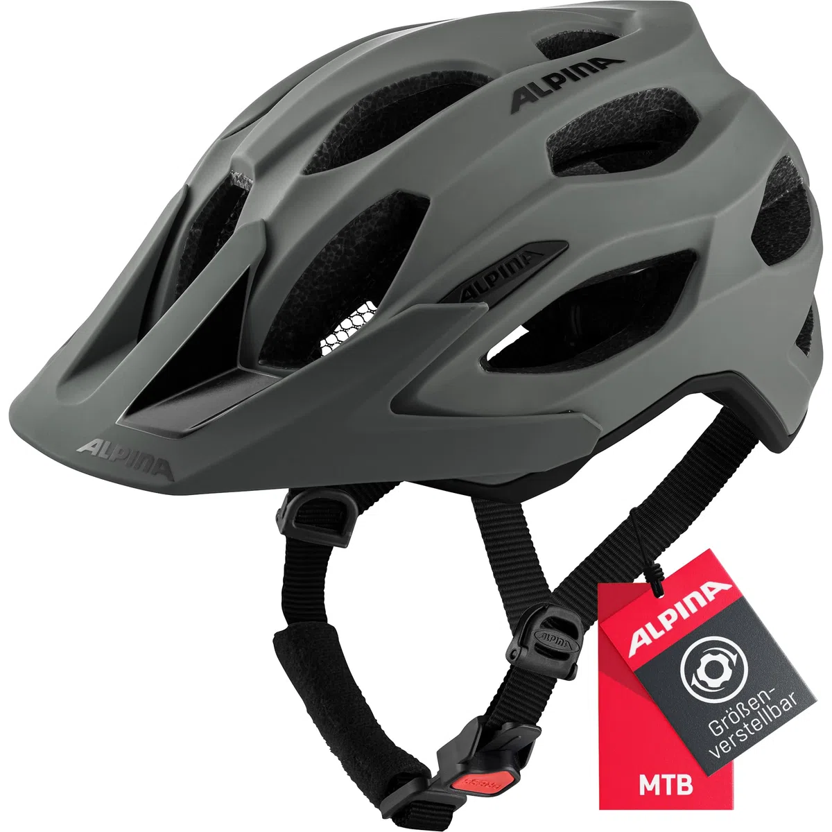 ALPINA Carapax 2.0 - Leichter, Stabiler & Komfortabler Fahrradhelm, mit Fliegennetz & Antibakteriellen Polstern, Für Erwachsene