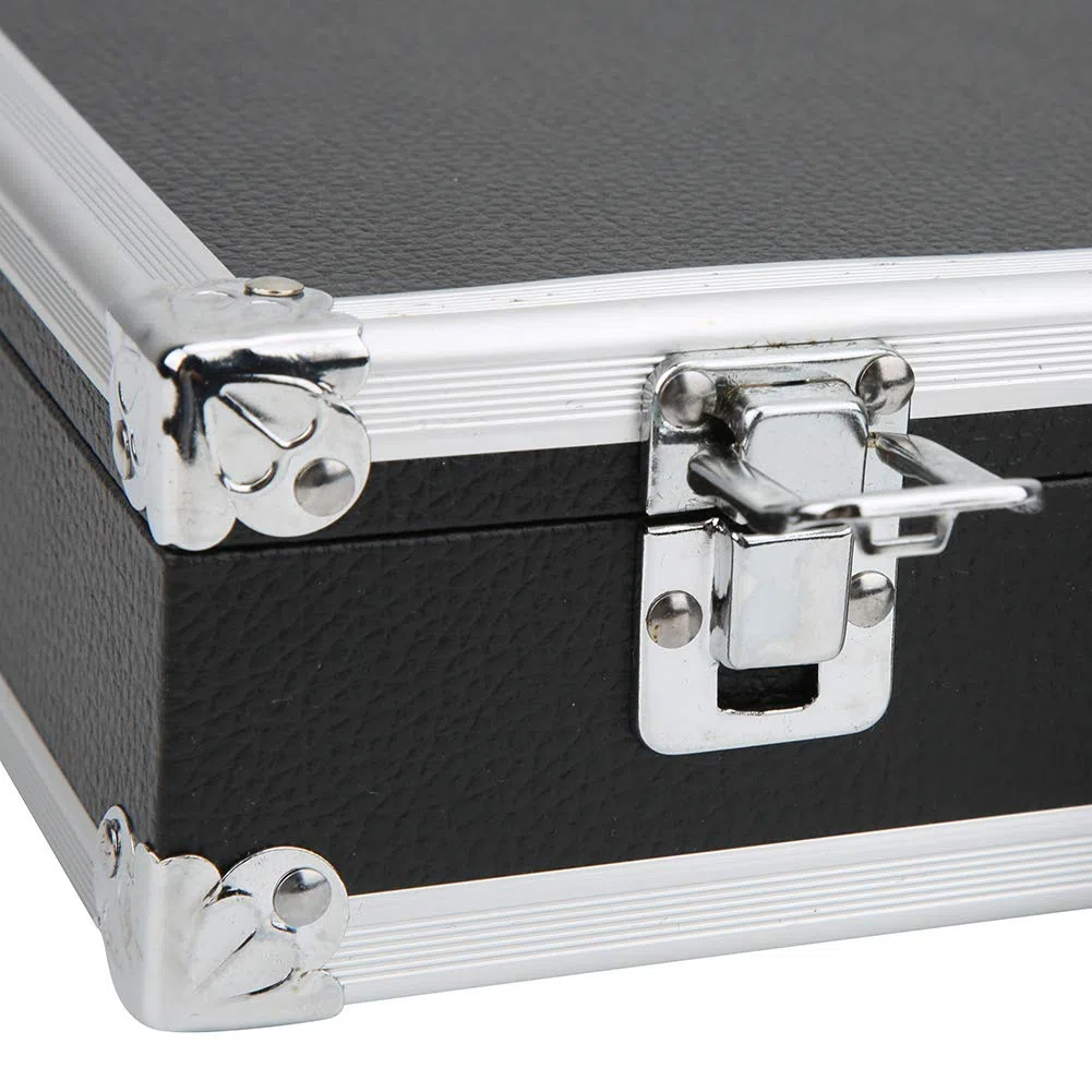 Drfeify Billardkugelbox, Leichte Tragetasche mit Griff und Edelstahlverschlüssen, Snooker Tasche 22 Kugeln Kapazität, für Heimgebrauch Turniere und Reisen