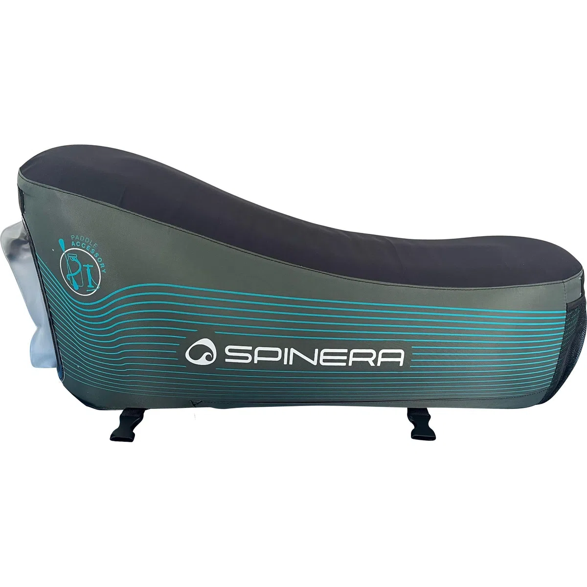 Saddle Seat – Aufblasbarer SUP & Kajak Sitz mit erhöhter Sitzposition, wasserdichter Tasche & MOLLE-System – Bequemer Sitz auch für schwere Personen – Passend für alle SUP Boards