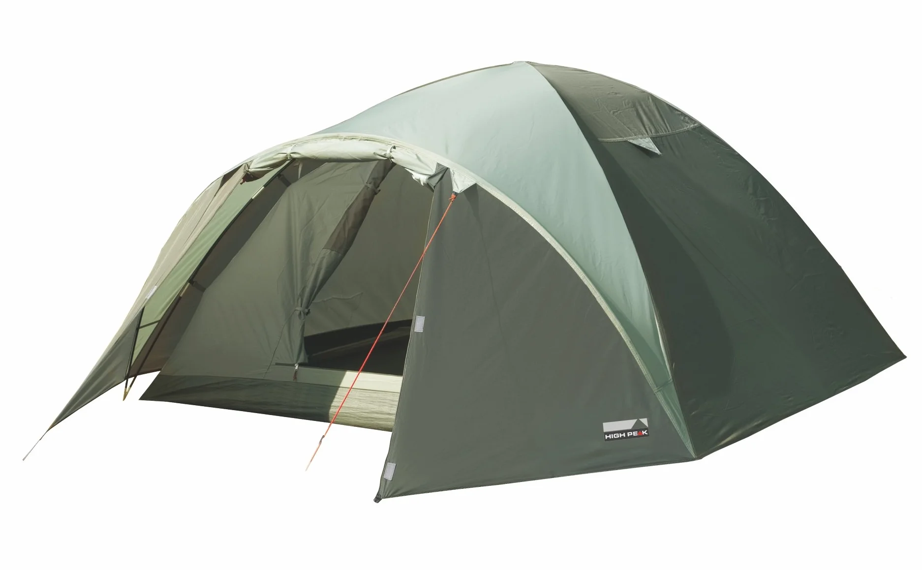 High Peak Kuppelzelt Nevada 3, Campingzelt mit Vorbau, Iglu-Zelt für 3 Personen, doppelwandig, wasserdicht, Ventilationssystem, Wetterschutz-Eingang, Moskitoschutz